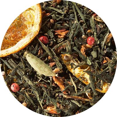 Sencha Green Tea Orange Biscuits 50g