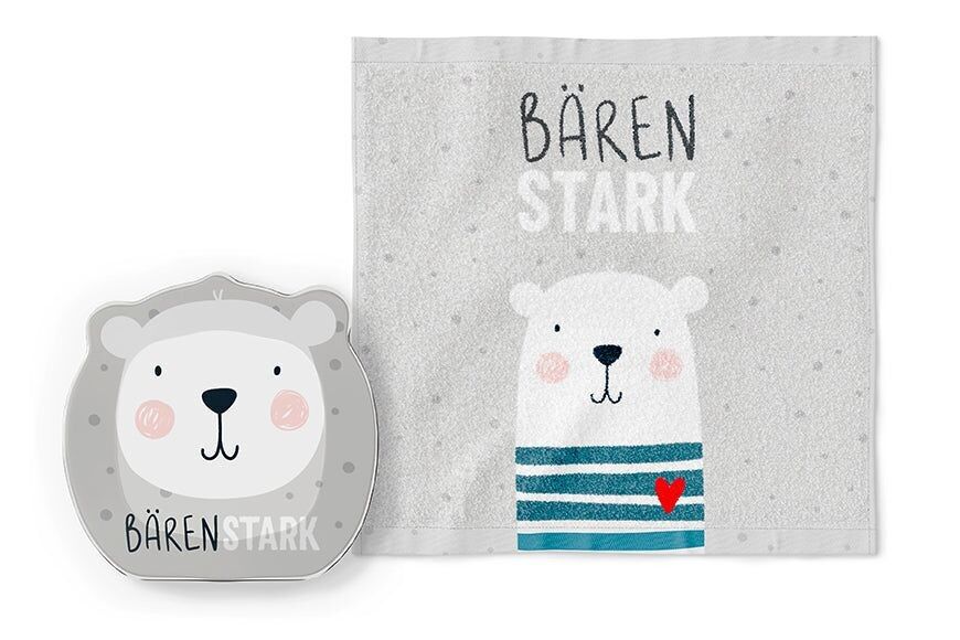 Asciugamano magico 30x30 orso