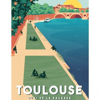 30X40 1515 TLS QUAI DE LA DAURADE POP CADRIM