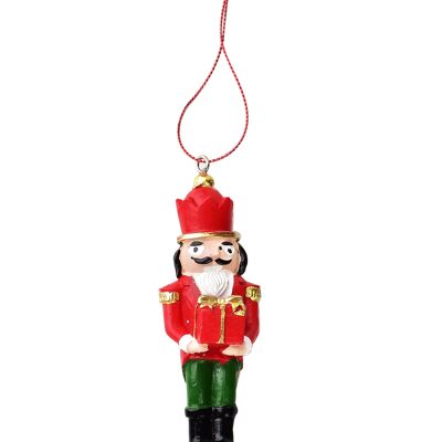SANTA LILA Bauble Pendant 3x4xh10.5 Grandpa