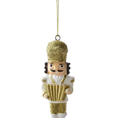 SANTA LILA Bauble pendant 3X1XH10cm grandfather