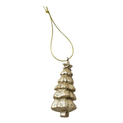 SANTA LILA Christmas tree bauble pendant 3x3xh7.5