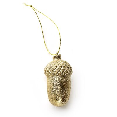 SANTA LILA Bauble Pendant 3.5x3.5xh7 acorn