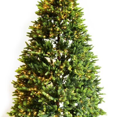 Árbol de Navidad SANTA LILA 130xh210cm PE con LED