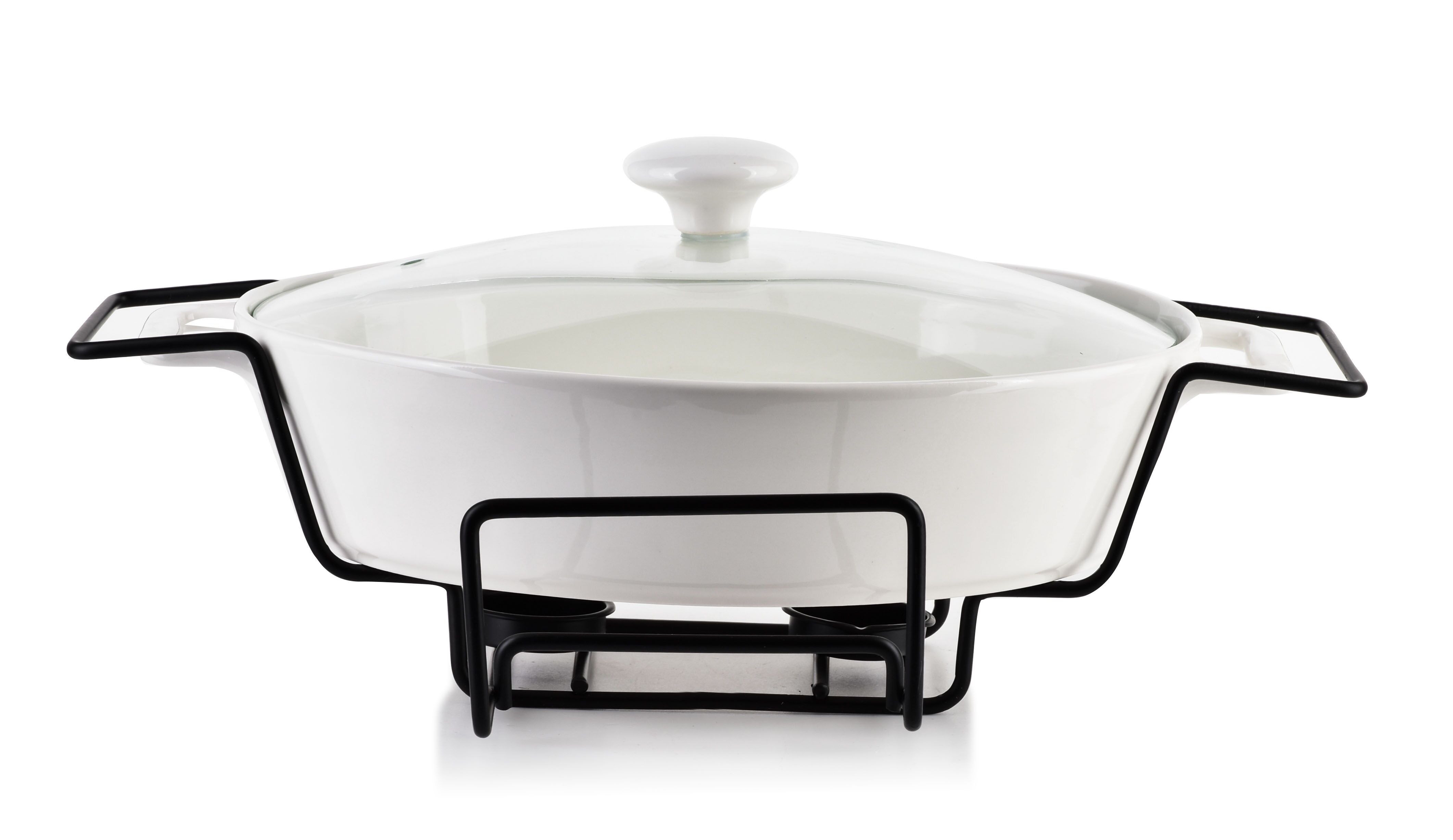 MODERNE KÜCHE Wärmer 1.6L 33.2x22xh6.6cm glatt weiß