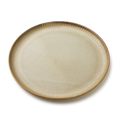 BASIC NATURE Piatto da dessert 22xh2.5cm