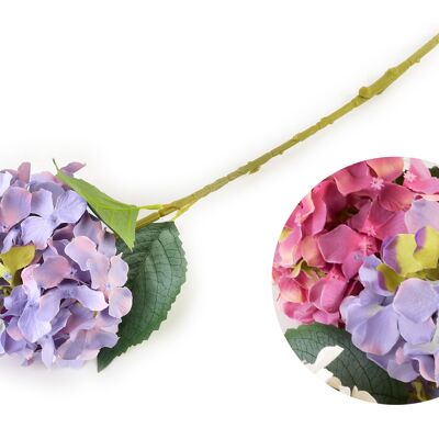 Fleur artificielle hortensia VIRIDIS 62x16cm violet