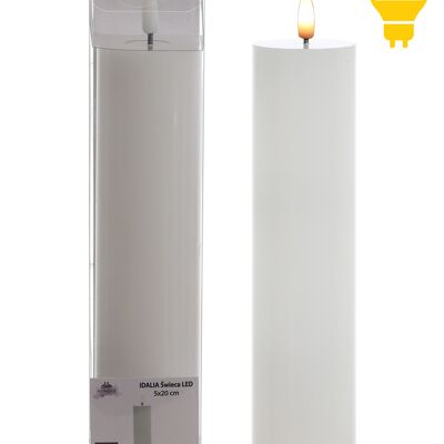Bougie LED IDALIA 5xh23cm