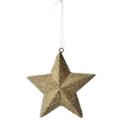 SANTA LILA Bauble Pendant 2.5x9xh9 star