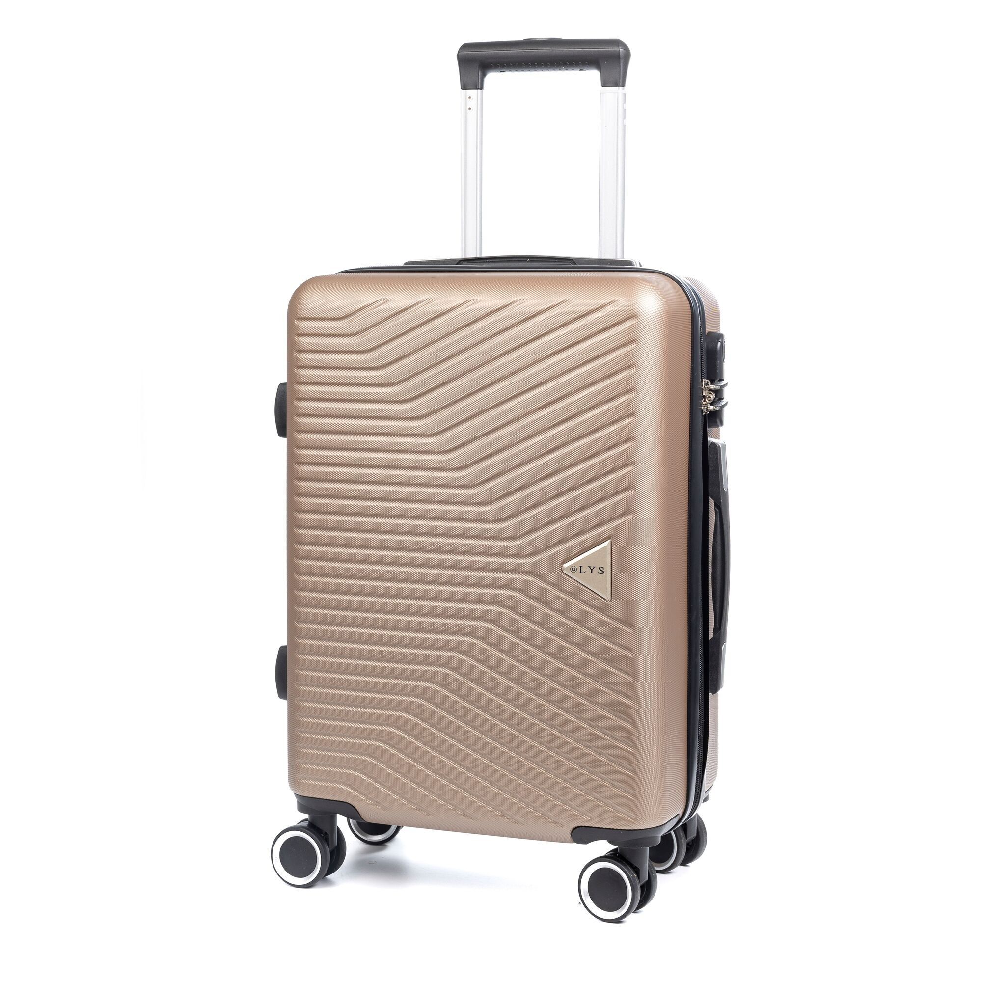 Valise cabine trolley en matériau ABS léger et haute résistance. Verrouillage numérique, 4 roues rotatives à 360°.54x38x20cm.