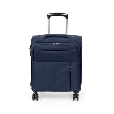 Chariot 8 roues pivotantes. Poche rembourrée pour ordinateur portable. Verrou de sécurité TSA