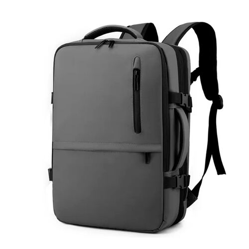 Mochila expandible viaje cabina de gran resistencia con multicompartimento y conexión USB.