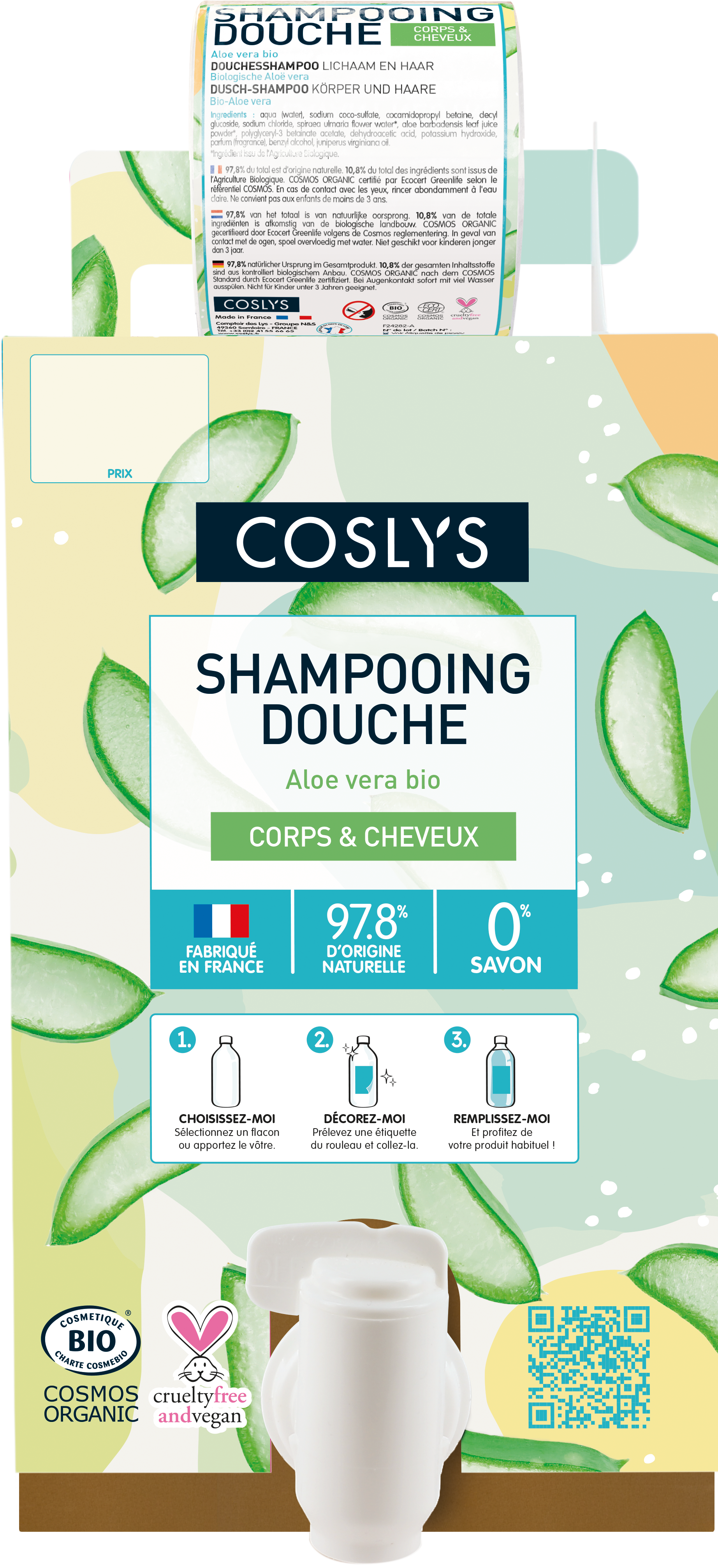 COSLYS - SHAMPOO DOCCIA Aloe vera