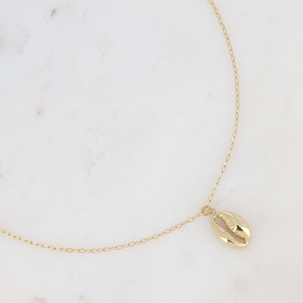 Collier Parker - pendentif Cauri