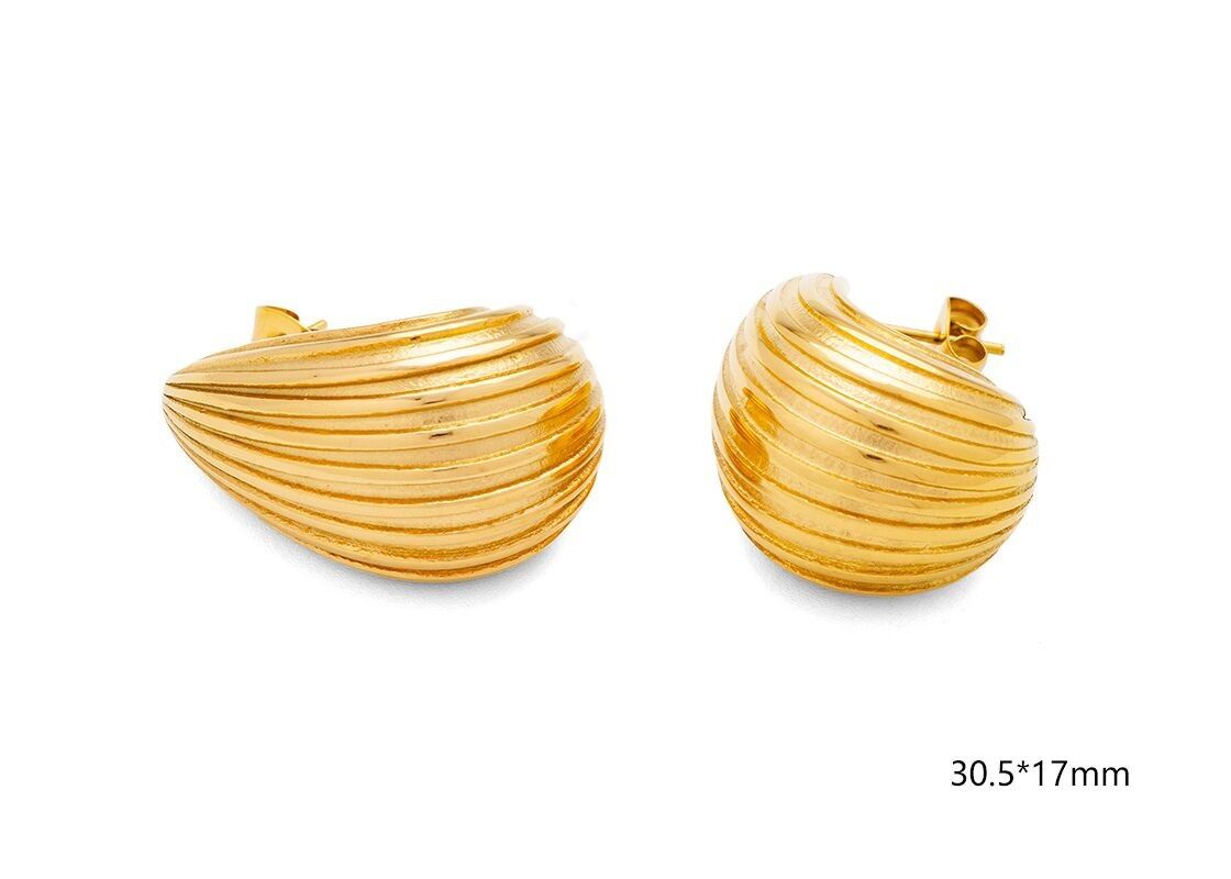 Orecchini pendenti con striature AQUALOVE