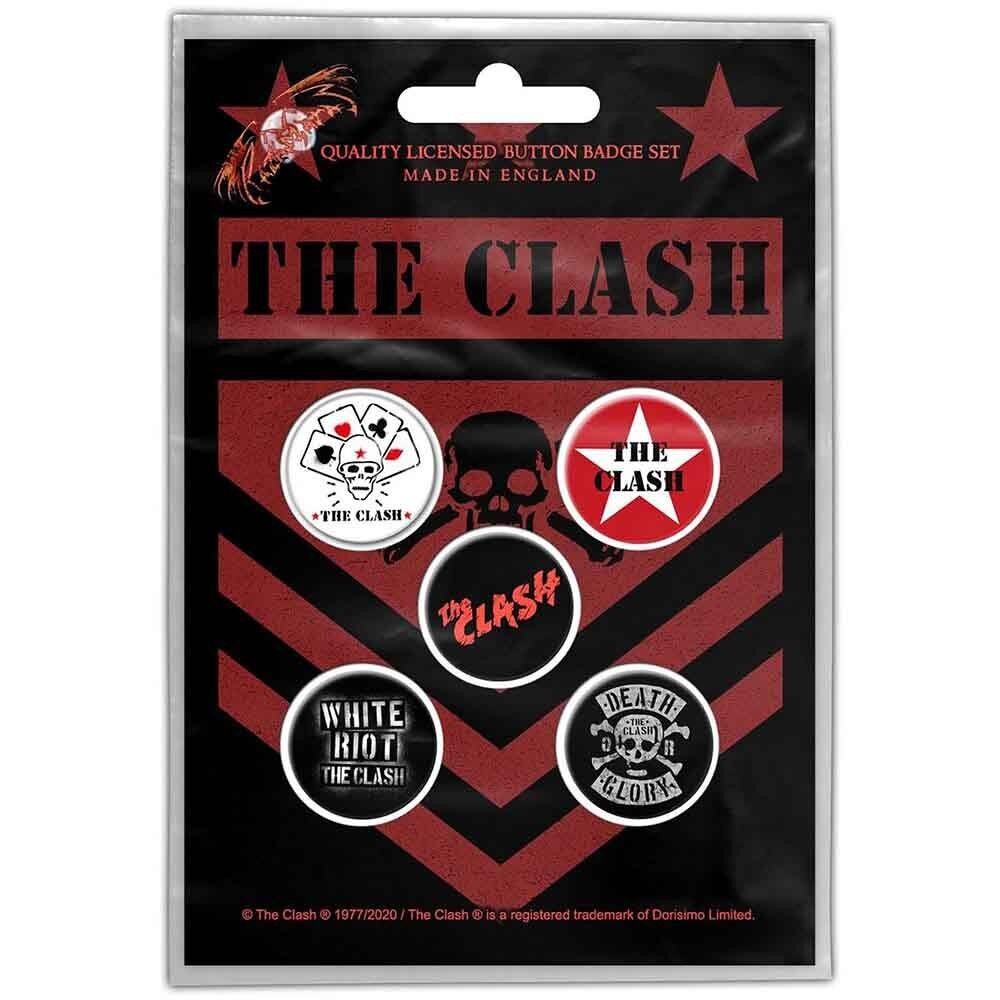 The Clash Plastic Pin Badge - London Calling
