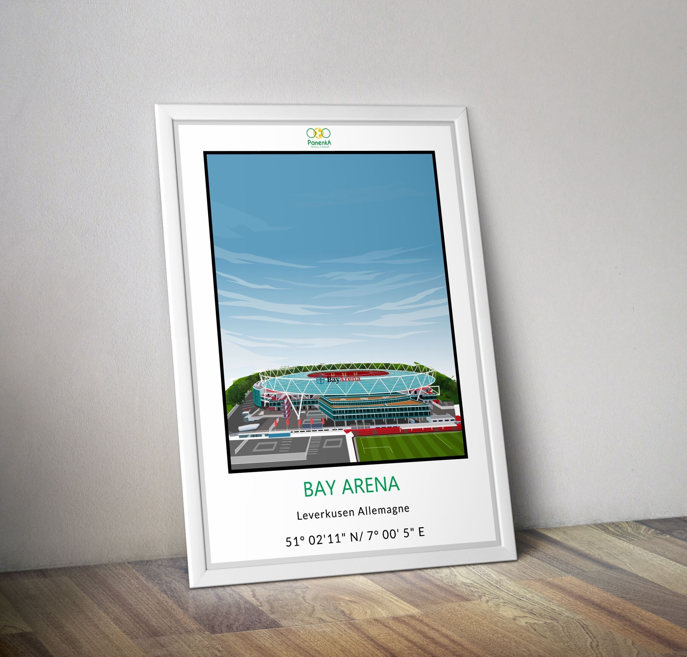 Leverkusen BayArena I Stadium German Stadium Poster