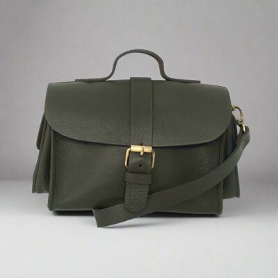 Sac à main en cuir Flora - Vert