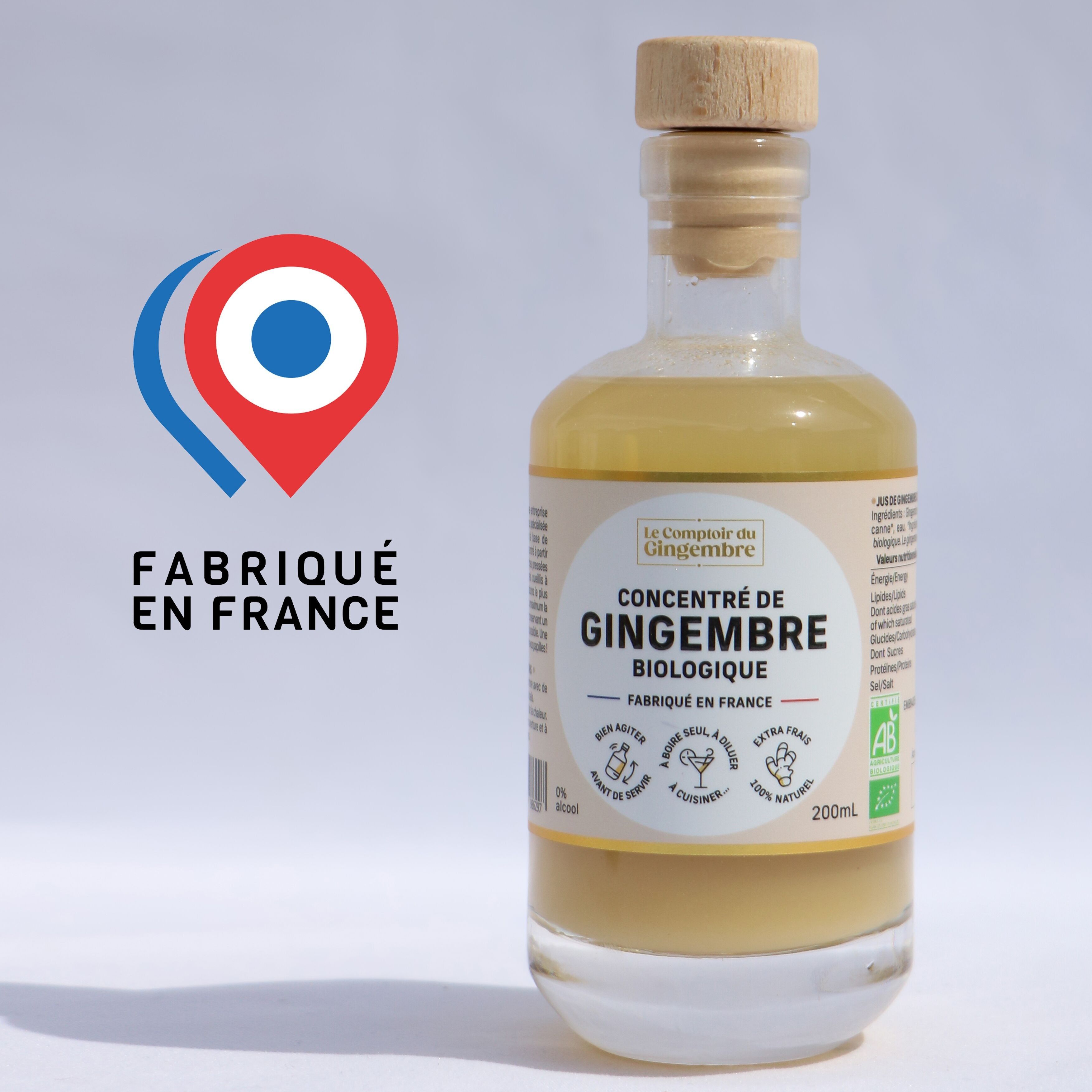 Concentrado de jengibre 200ml