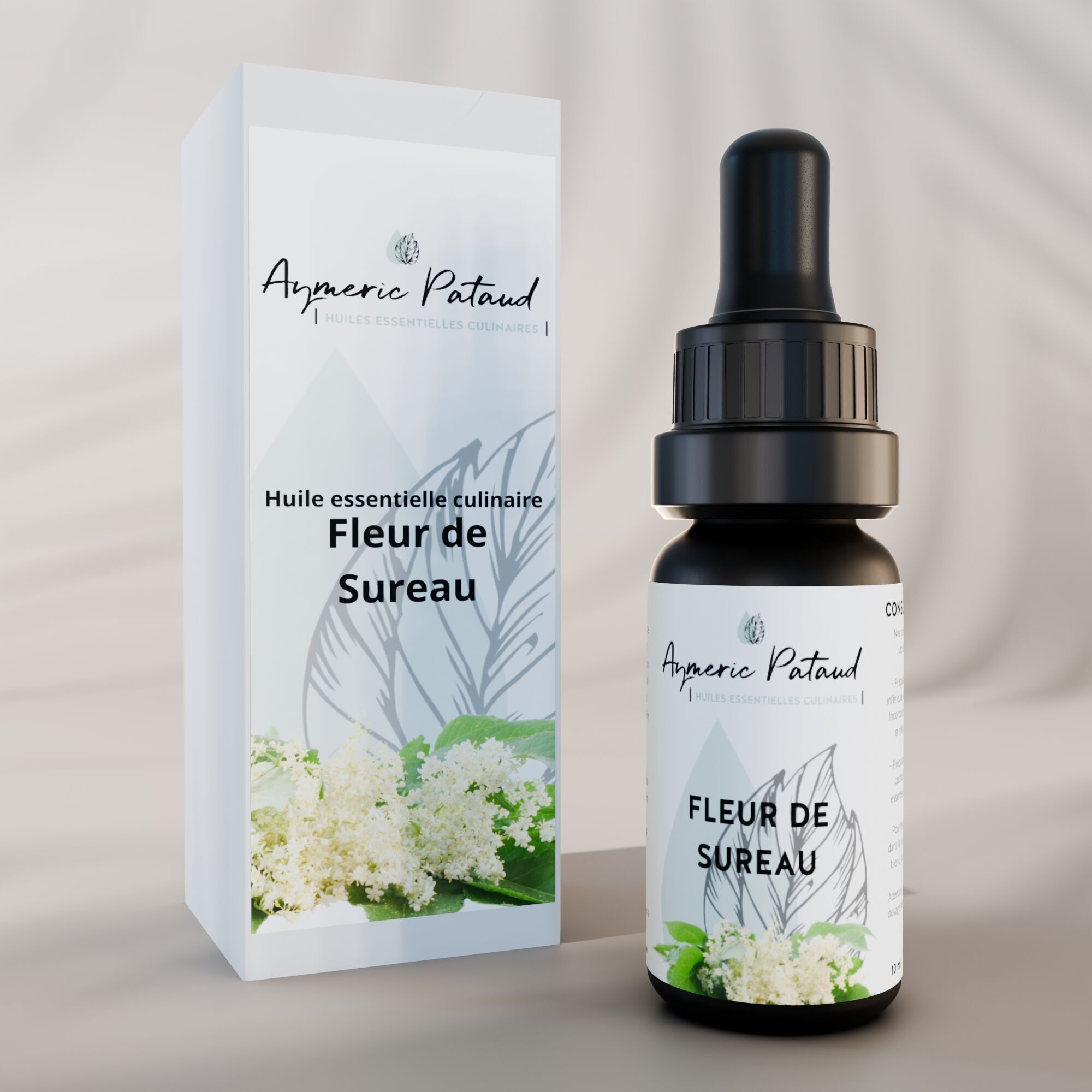 Kulinarisches ätherisches Holunderblütenöl Aymeric Pataud®