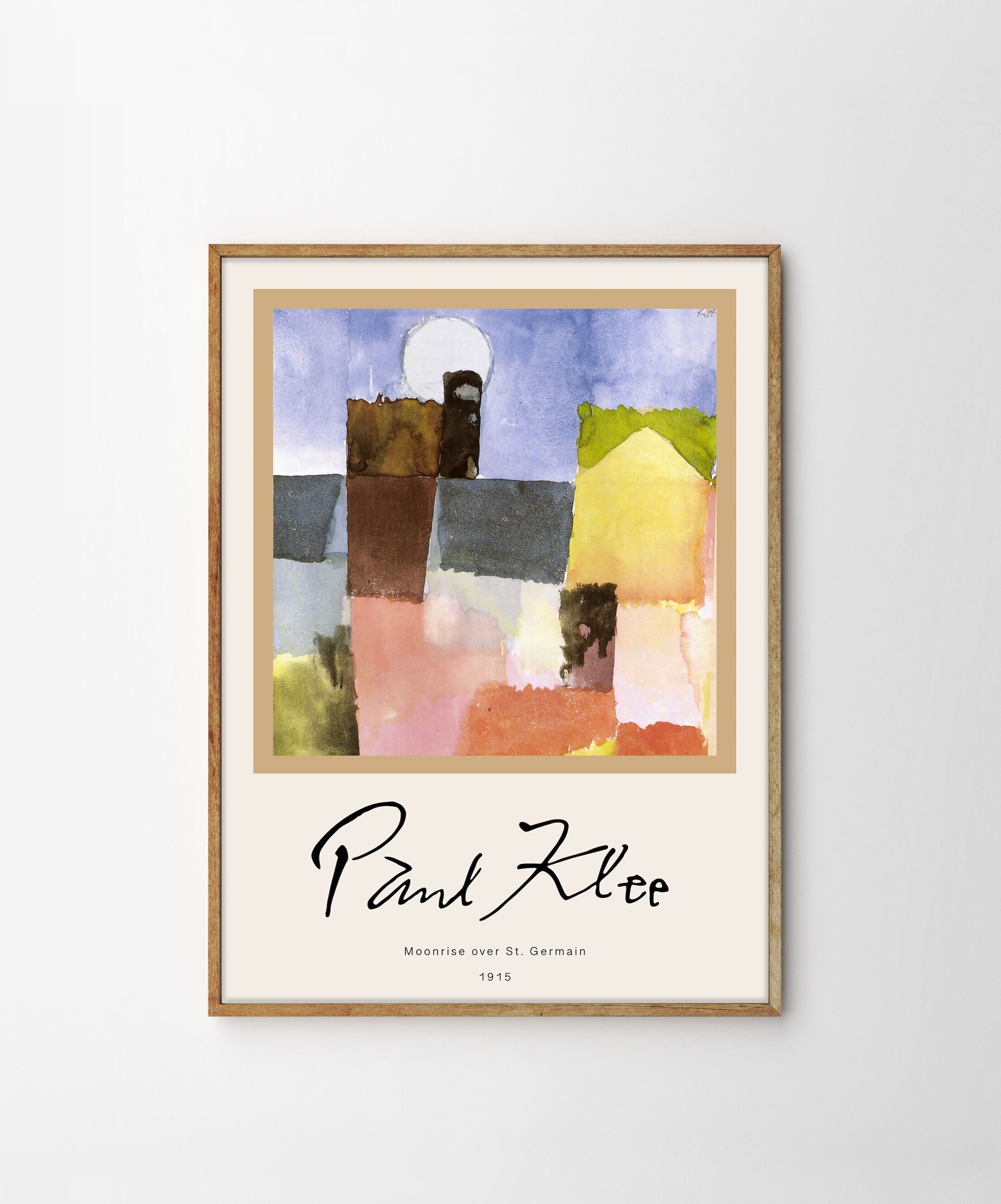 Paul Klee, Salida de la luna sobre St. Germán