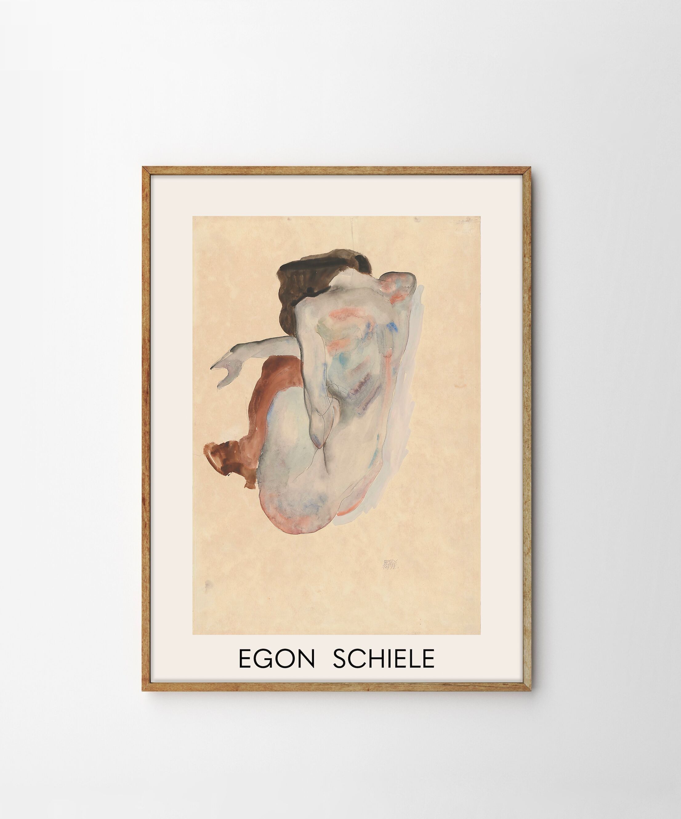 Egon Schiele, Crouching Woman