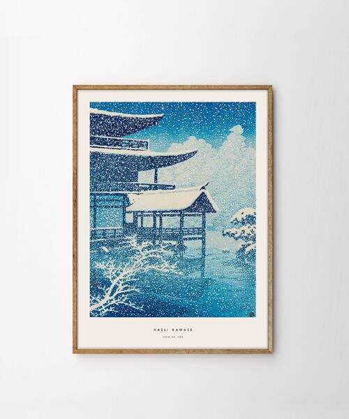 Hasui Kawase, Snow on lake