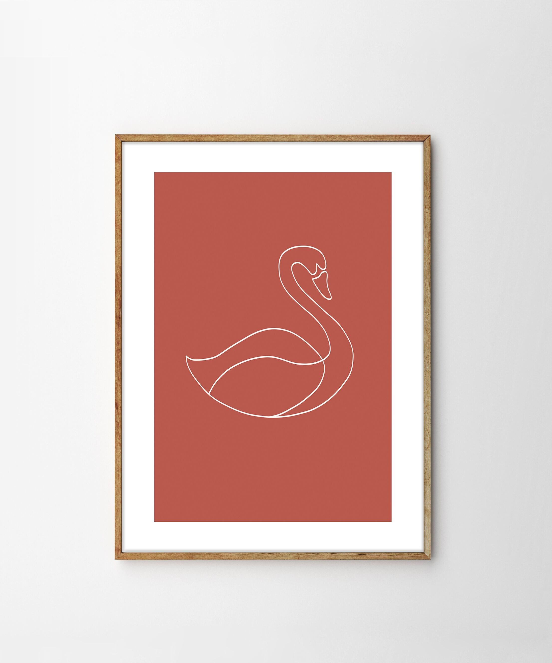 One Line, The Swan