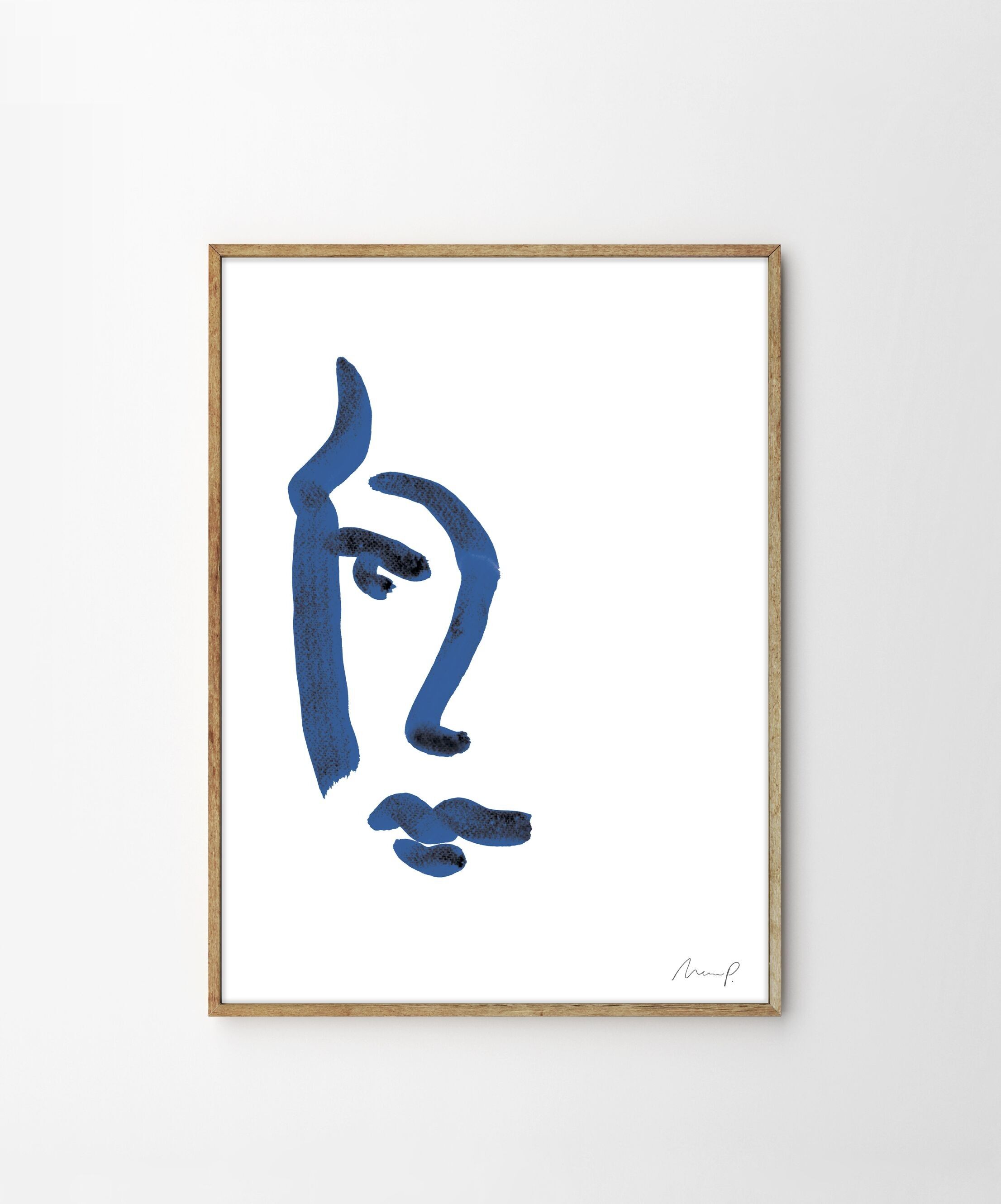 Marc Palmade, Blue portrait 4