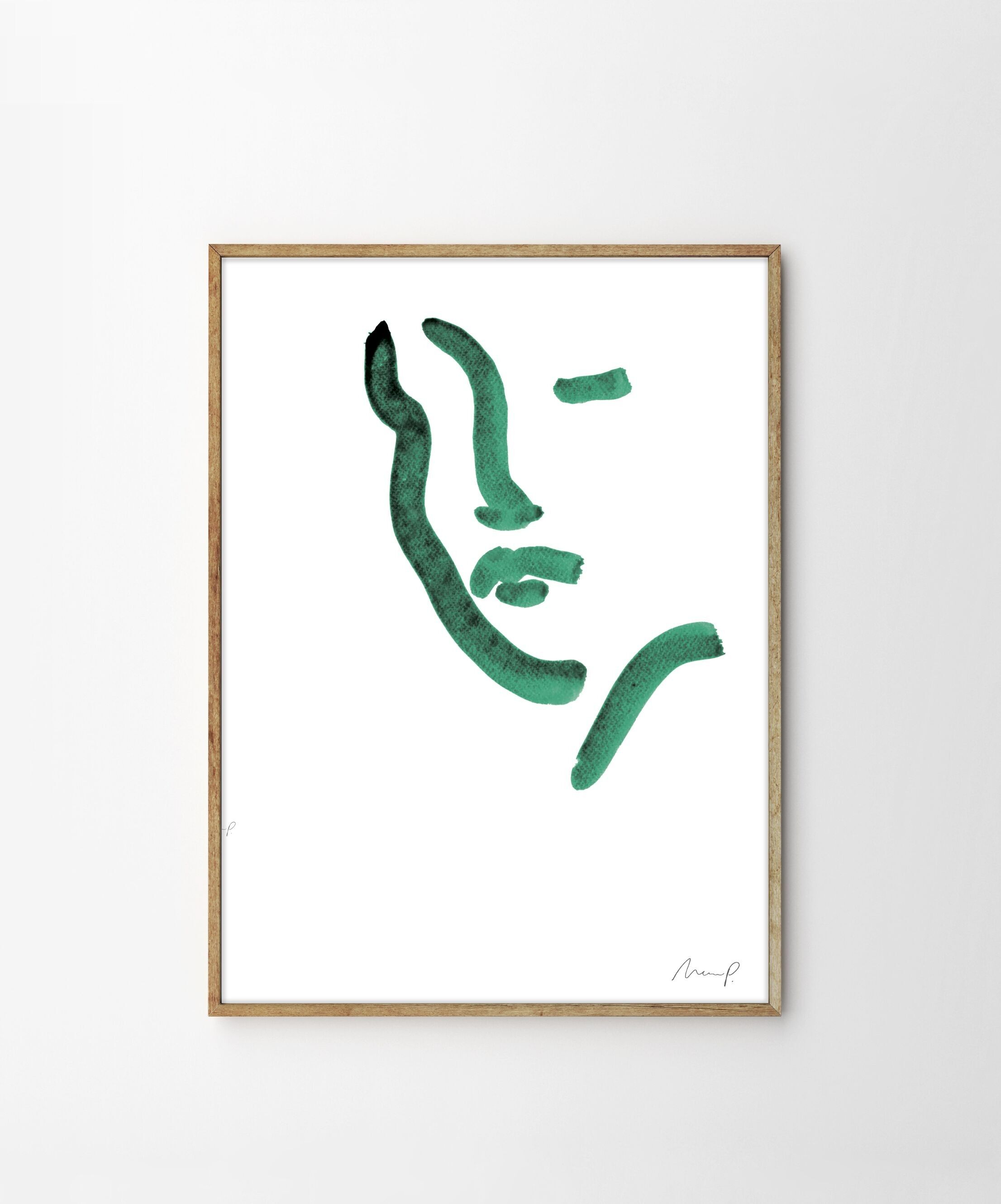 Marc Palmade, Green Portrait 3