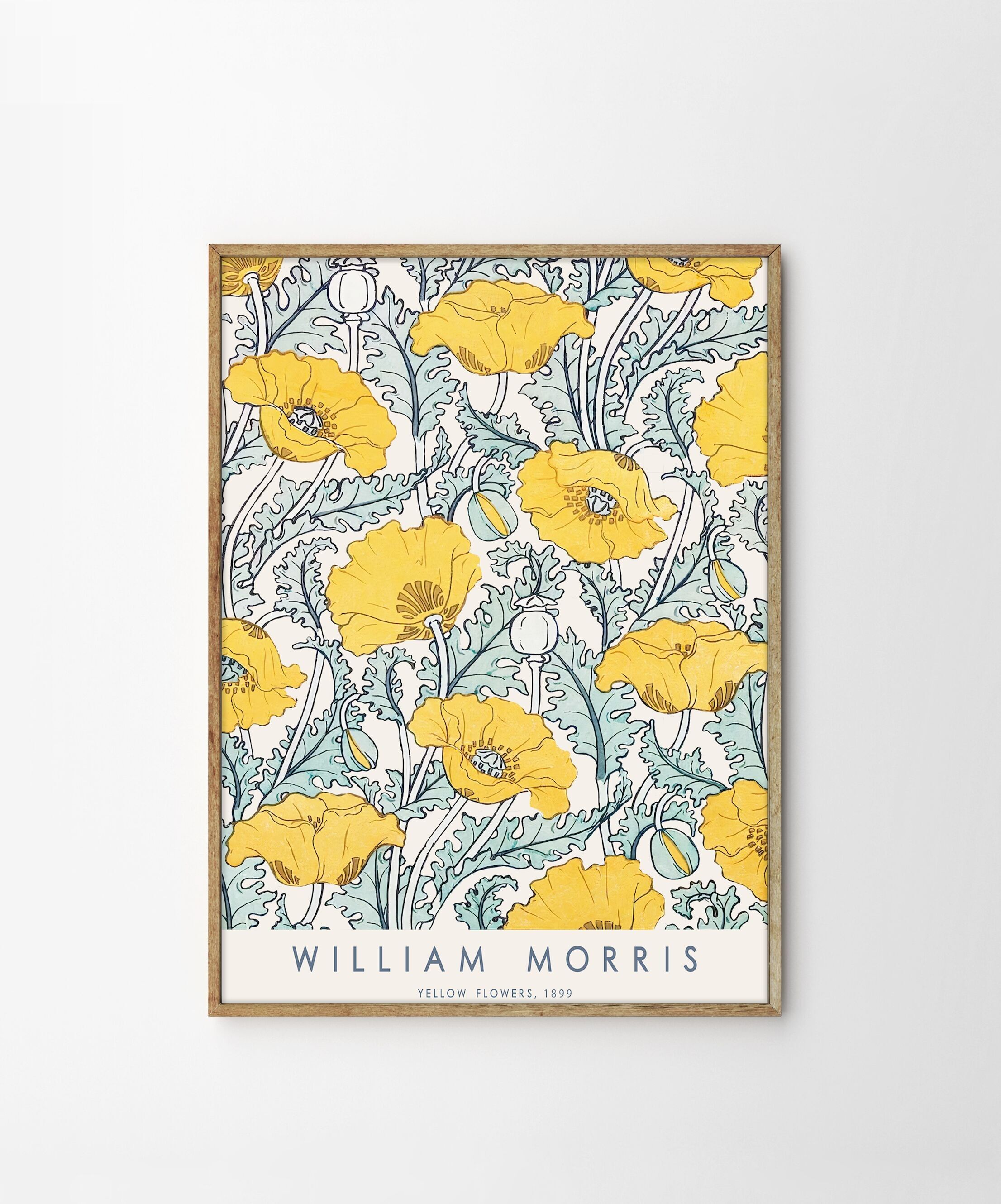 William Morris, flores amarillas