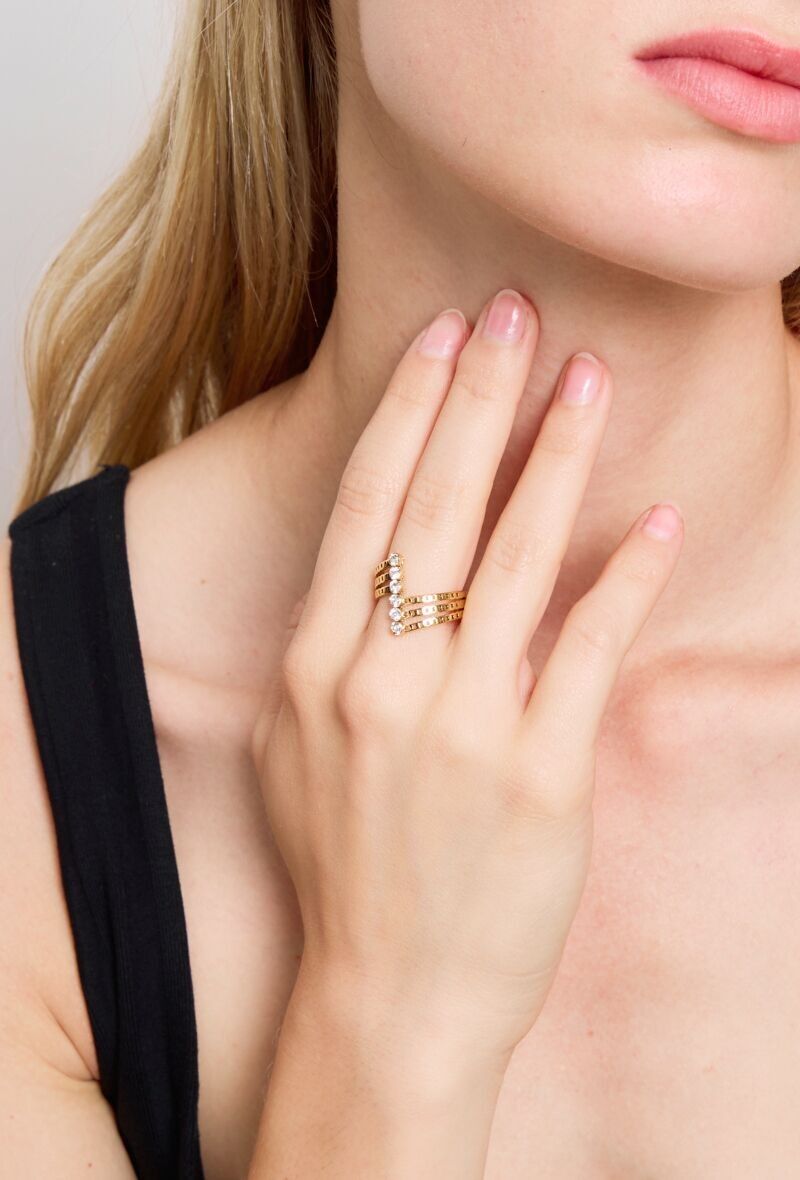 Anello in acciaio inossidabile 424ZT07