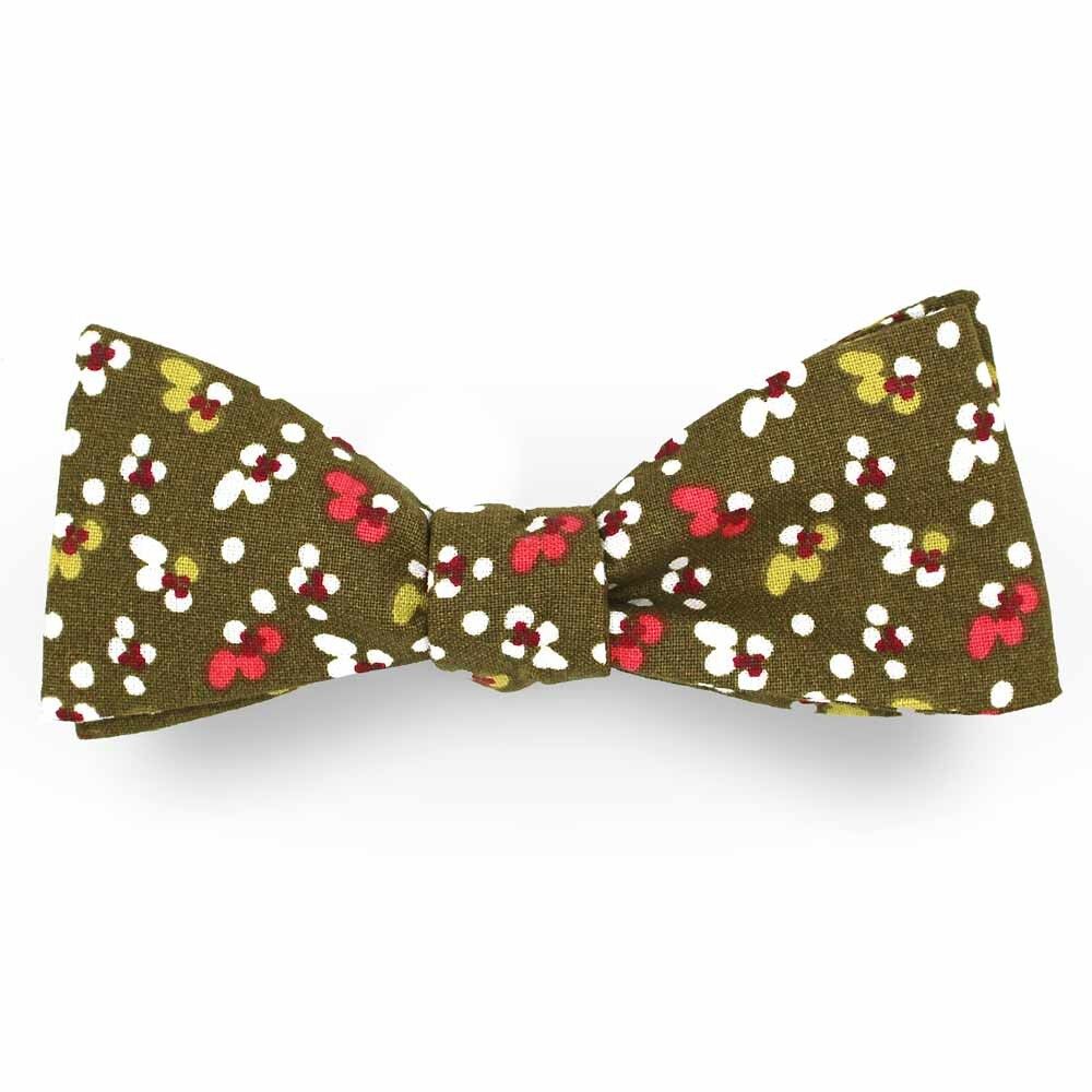 Papillon floreale verde sottaceto