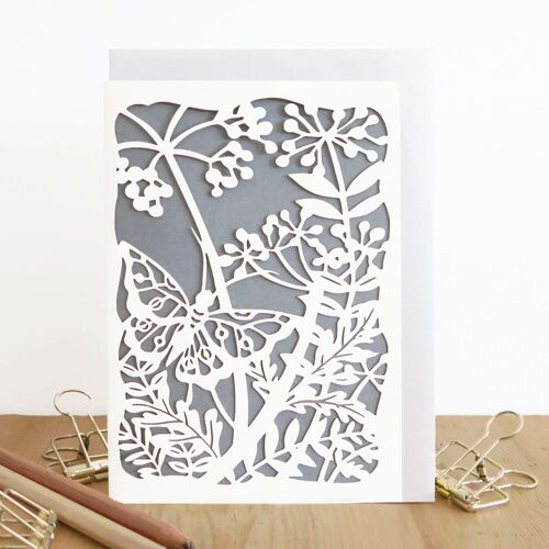 Spring garden birthday card