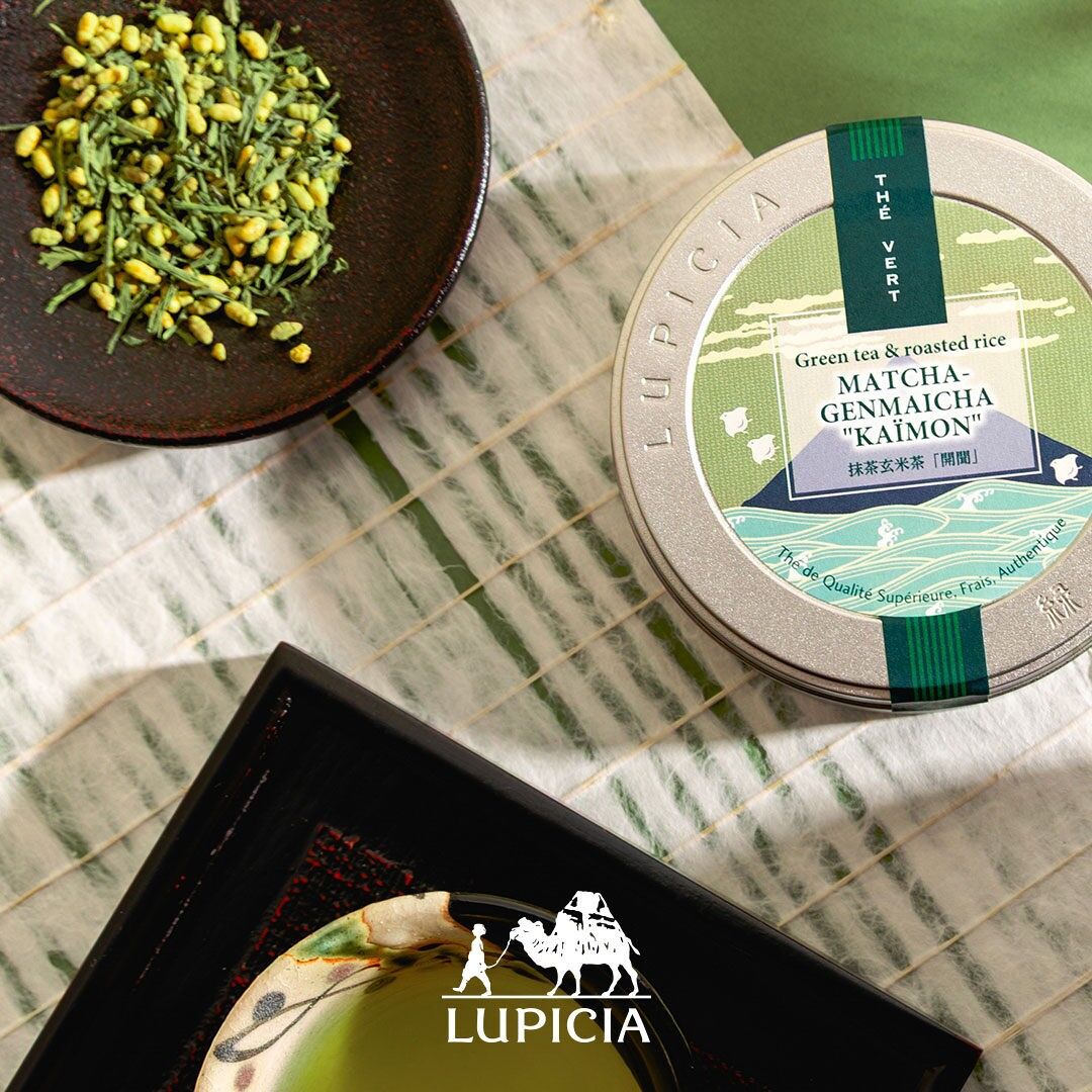 MATCHA-GENMAÏCHA "KAÏMON" - Box 50g - Japanese tea and puffed rice