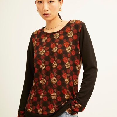 Pull imprimé poupées