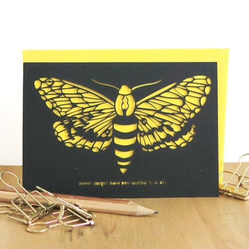 You're bee-autiful card