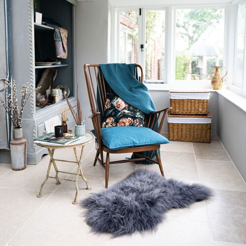 Icelandic Light Grey Brisa Sheepskin Rug (Single)