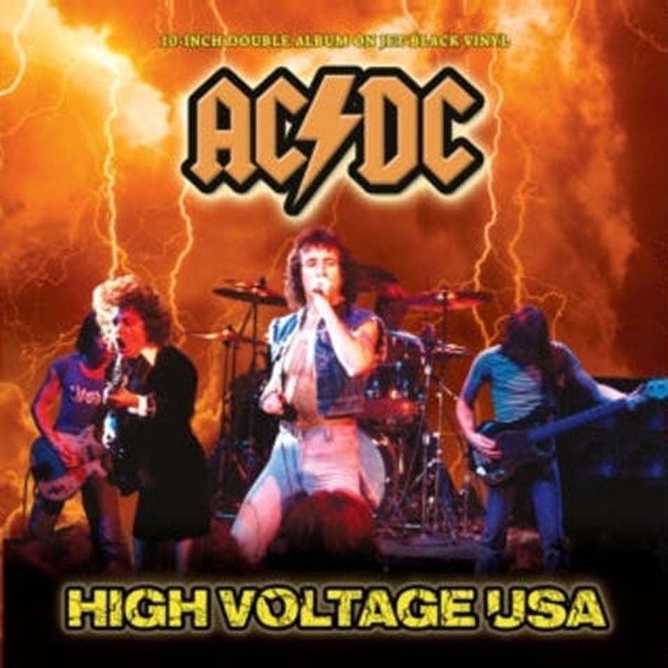 AC/DC LP Vinile - High Voltage USA (Vinile Jet Black)