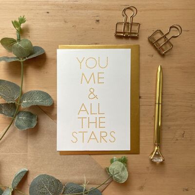 You me all the stars card