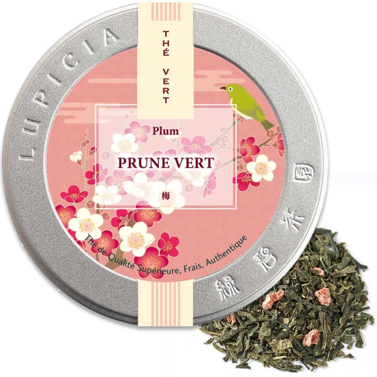 PRUNE VERT - Boite 50g - Thé vert à la prune japonaise