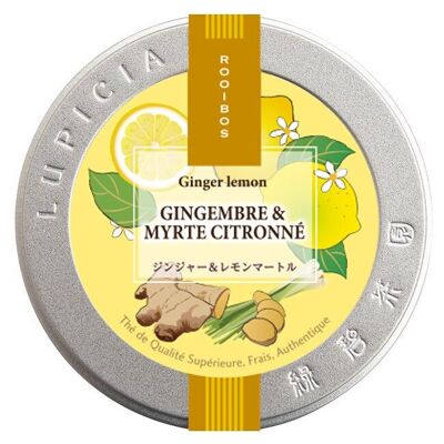 GINGER & LEMON MYRTLE - Box 50g - Rooibos and plants