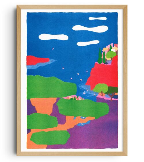 Affiche A3 – Agnès Hostache – Nowhere in Monaco