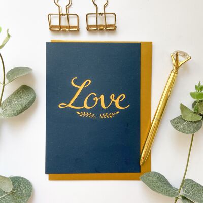 Minimalist love card