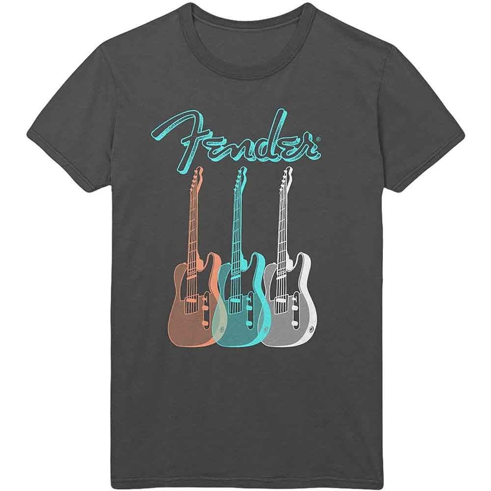 Fender T Shirt - Triple Guitar