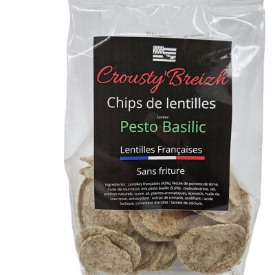 Chips Di Lenticchie Francesi Pesto Al Basilico 60g