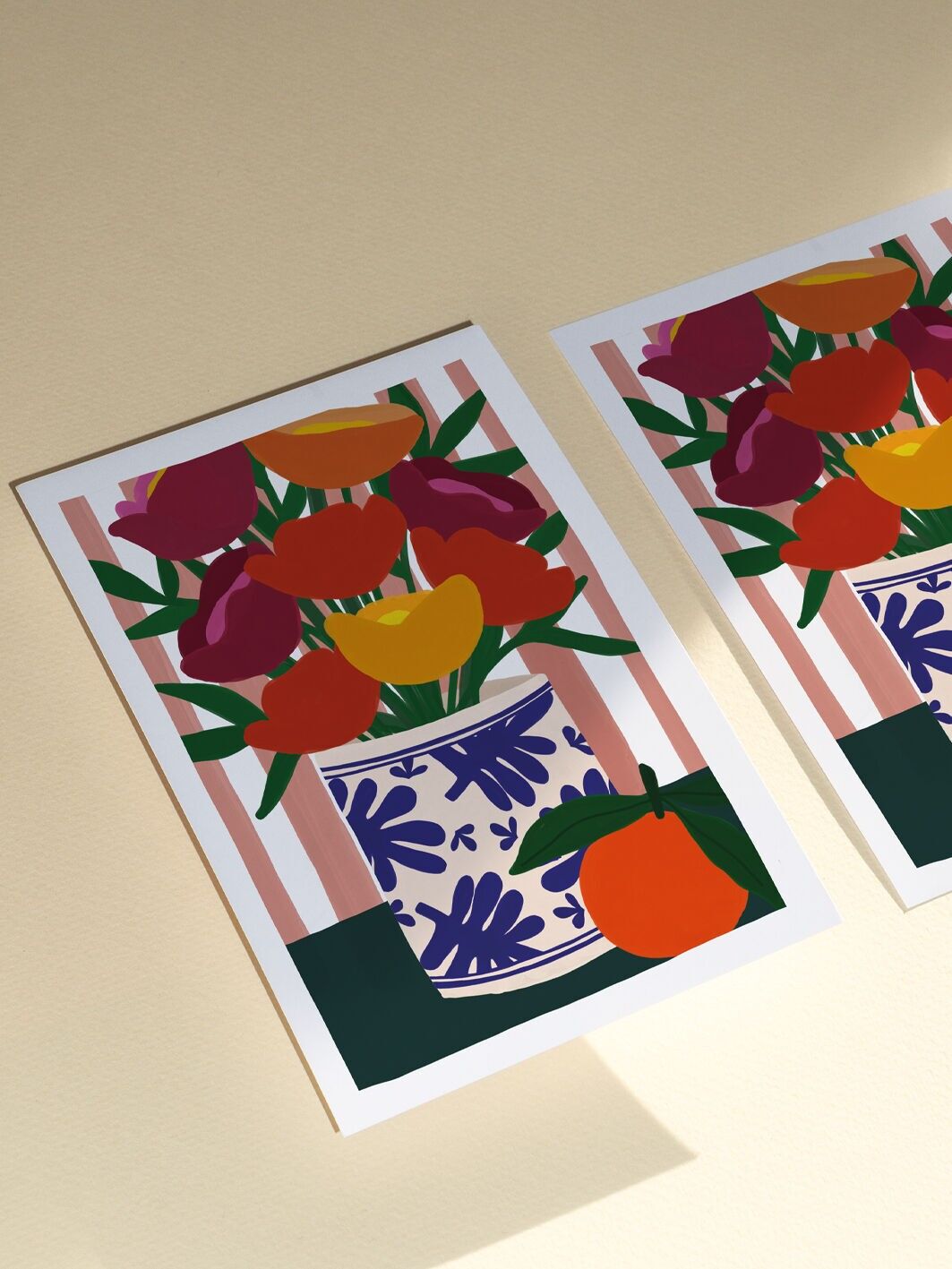 Art Print A5 – COQUELICOTS – Illustration colorée