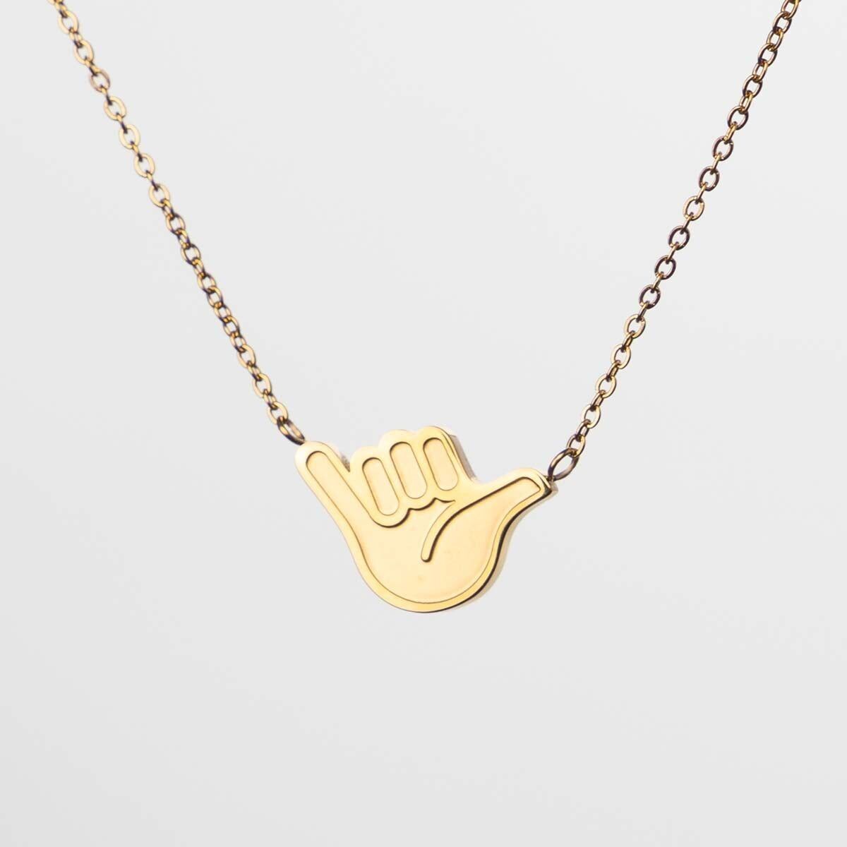Hang Loose – collar – oro