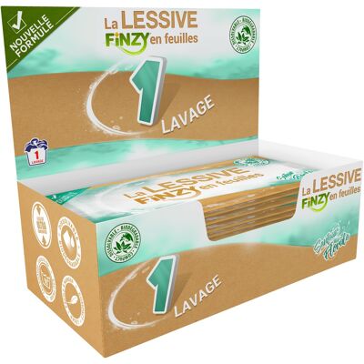 Finzy lessive en feuilles 1 lavage