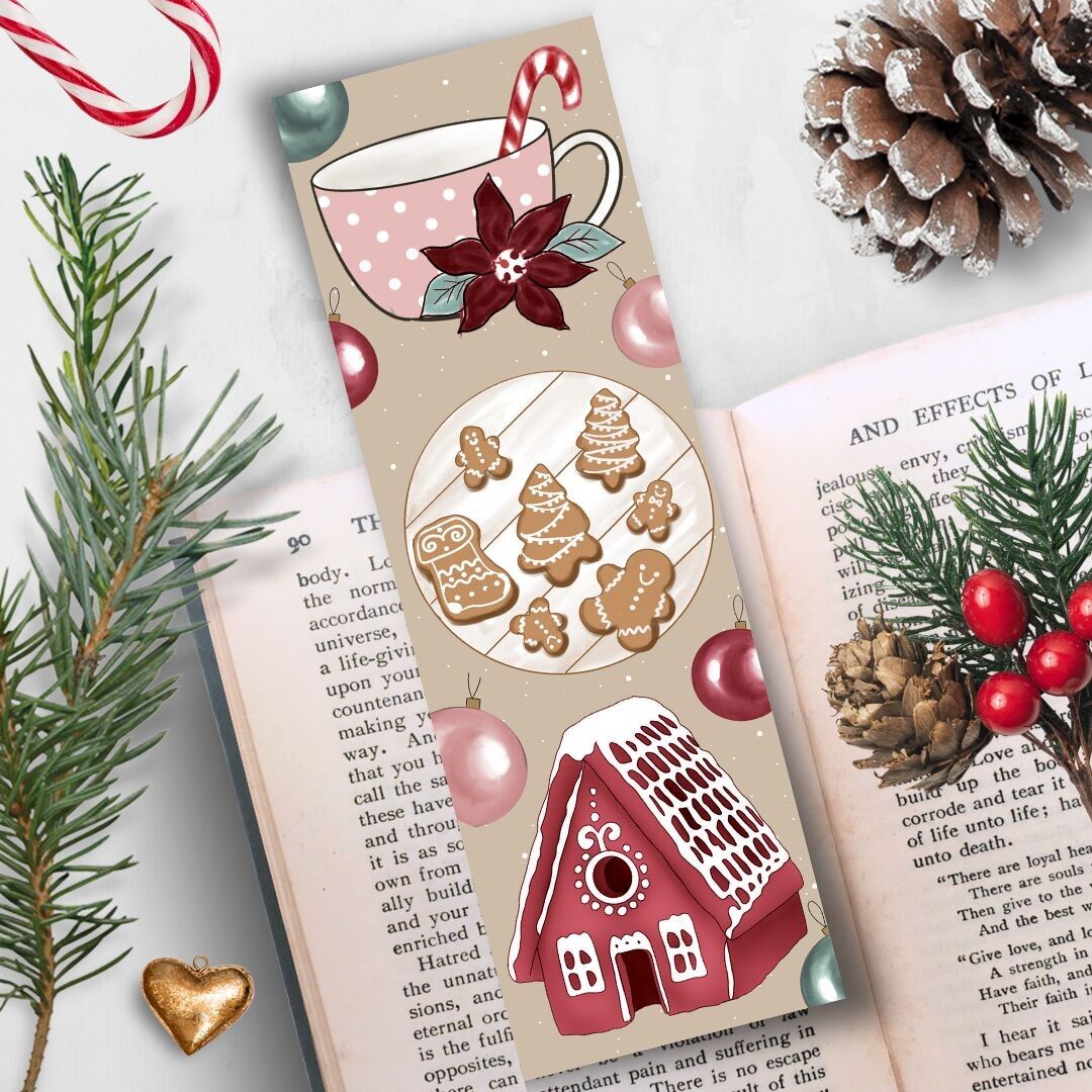 Segnalibro natalizio "Christmas Treats" 18X6cm